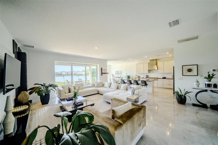 Furnished interior view inside a new home in , Sarasota (Image 30). Furnished interior view inside a new home in , Sarasota (Image 30).