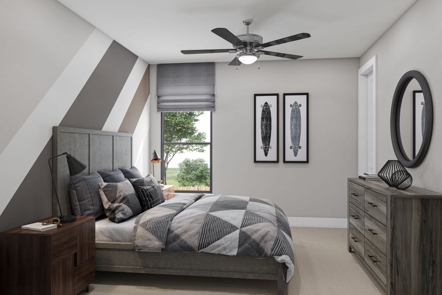 Representative furnished interior of a home built from the Brant by Tri Pointe Homes in Trillium, Richmond (Image 14).