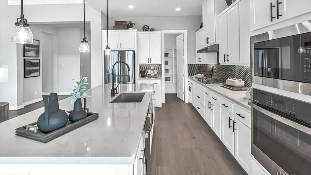 Furnished interior view inside a new home in Avalon at Cypress, Cypress (Image 19).