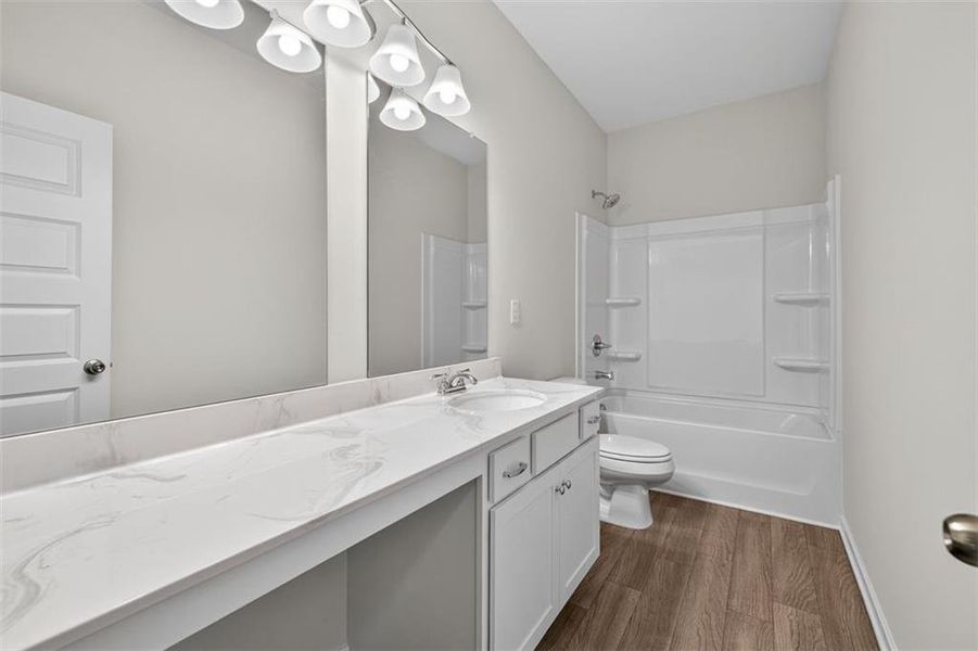 Furnished interior view inside a new home in Roxeywood Park, Winder (Image 14). Furnished interior view inside a new home in Roxeywood Park, Winder (Image 14).