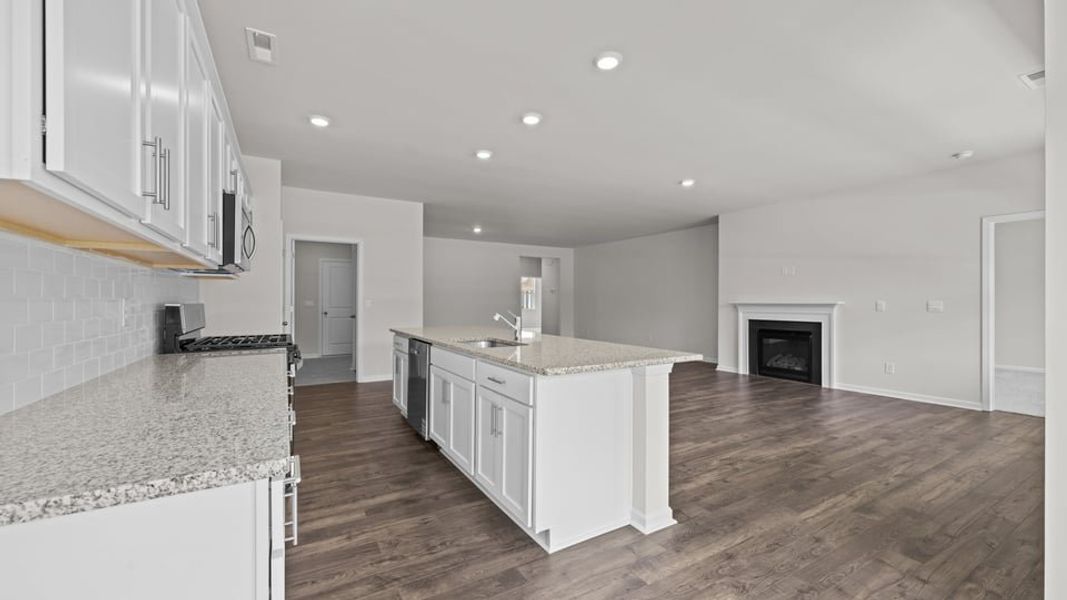 Furnished interior view inside a new home in Cambridge Park, Mebane (Image 5).