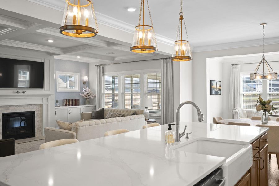 Furnished interior view inside a new home in , Summerville (Image 12).