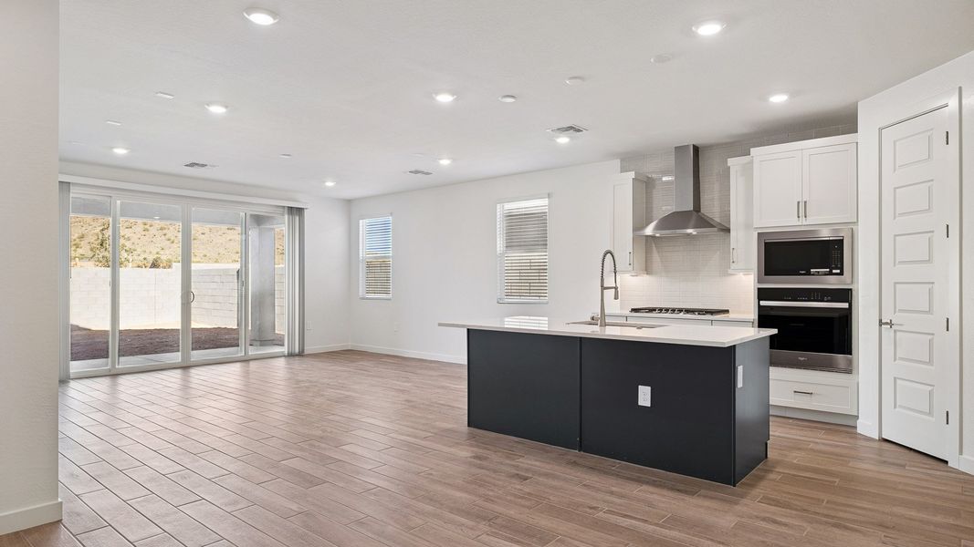 Representative furnished interior of a home built from the Hayden by D.R. Horton in The Ridge at Stone Butte, Phoenix (Image 12).
