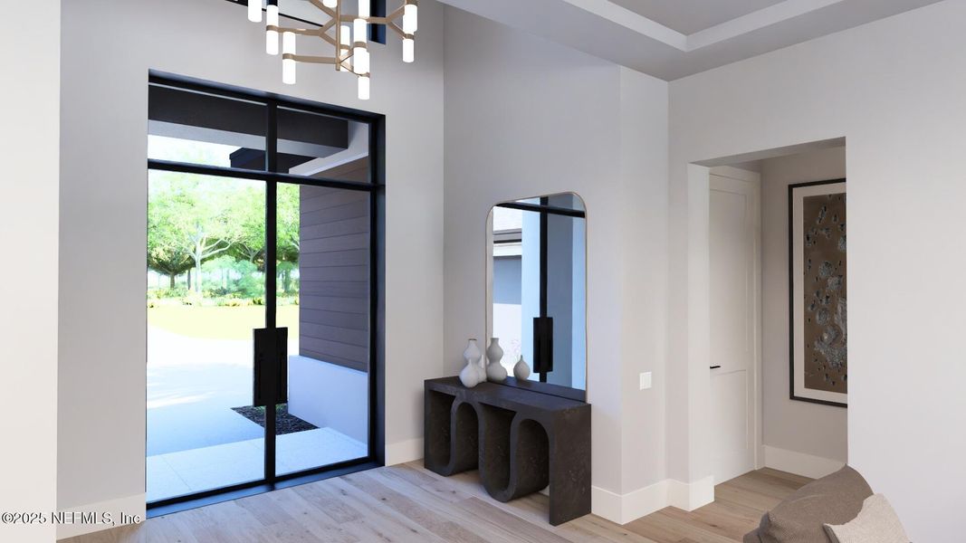 Furnished interior view inside a new home in , St. Augustine (Image 5).