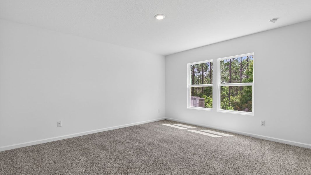 Representative unfurnished interior of a home built from the Aria+ by D.R. Horton in The Arbors, Jacksonville (Image 17).