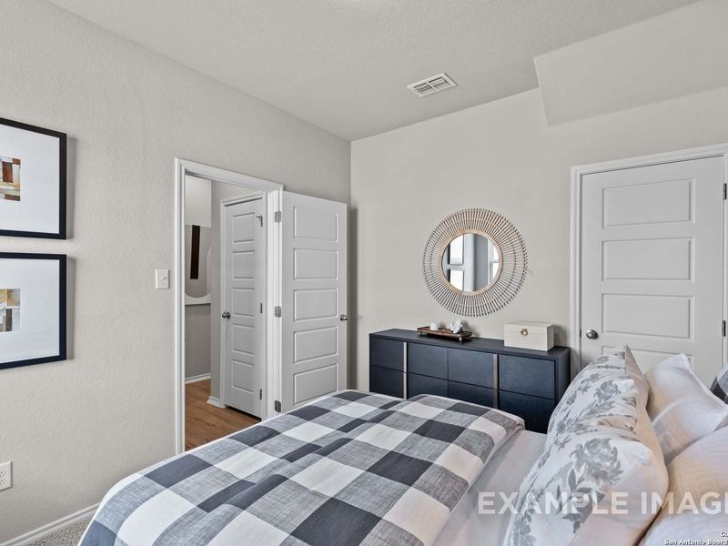 Furnished interior view inside a new home in Applewhite Meadows, San Antonio (Image 26). Furnished interior view inside a new home in Applewhite Meadows, San Antonio (Image 26).