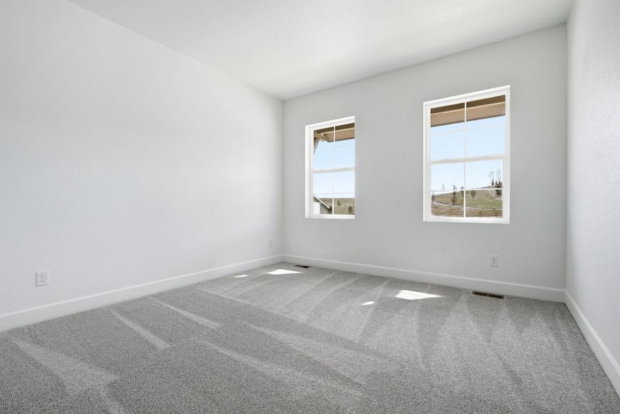 Spacious, unfurnished interior of a new home in Trailstone, Arvada (Image 21). Spacious, unfurnished interior of a new home in Trailstone, Arvada (Image 21).