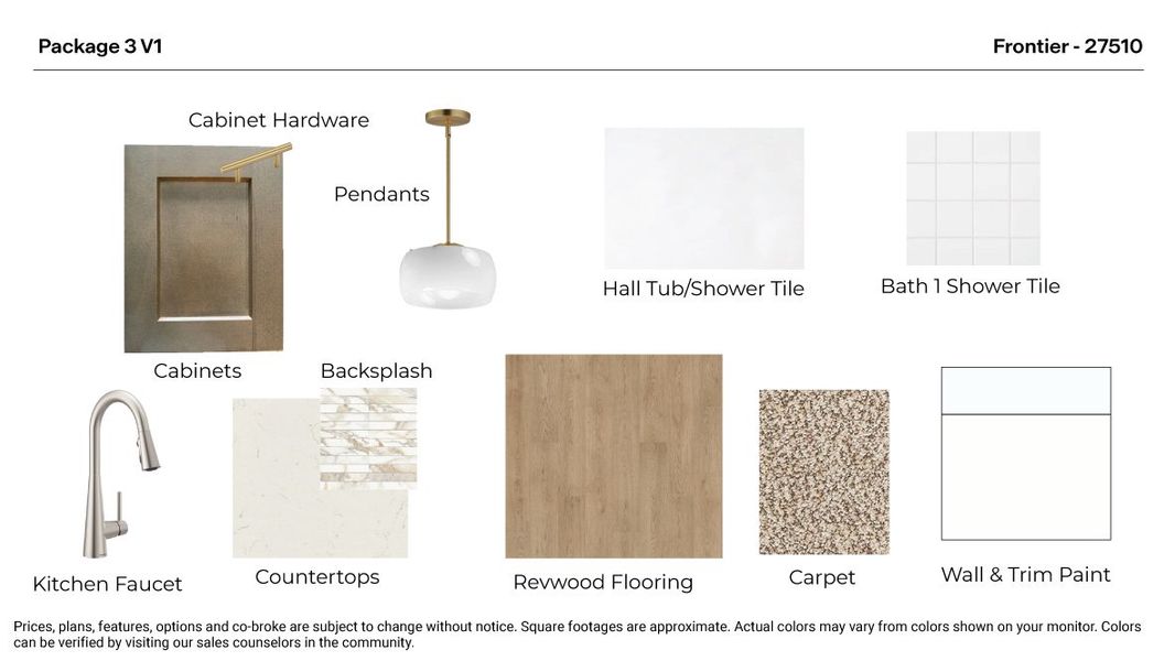 Materials commonly used for homes built from the The Redwood II by D.R. Horton in Frontier, Mustang Ridge (Image 6).