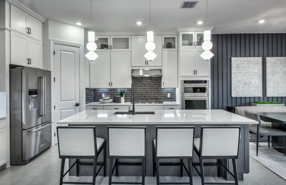 Furnished interior view inside a new home in Marigold, Davie (Image 7). Furnished interior view inside a new home in Marigold, Davie (Image 7).