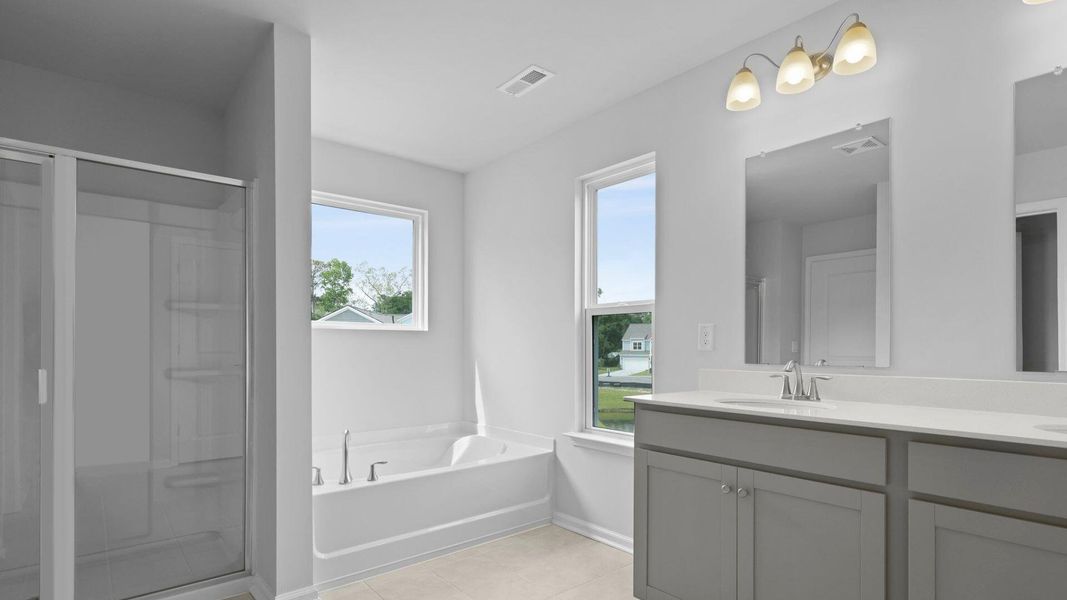 Furnished interior view inside a new home in Founders Corner, Lincolnville (Image 5).