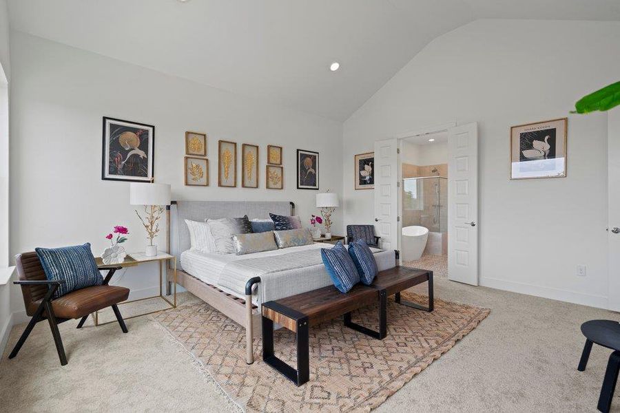 Furnished interior view inside a new home in Agave, Austin (Image 14).