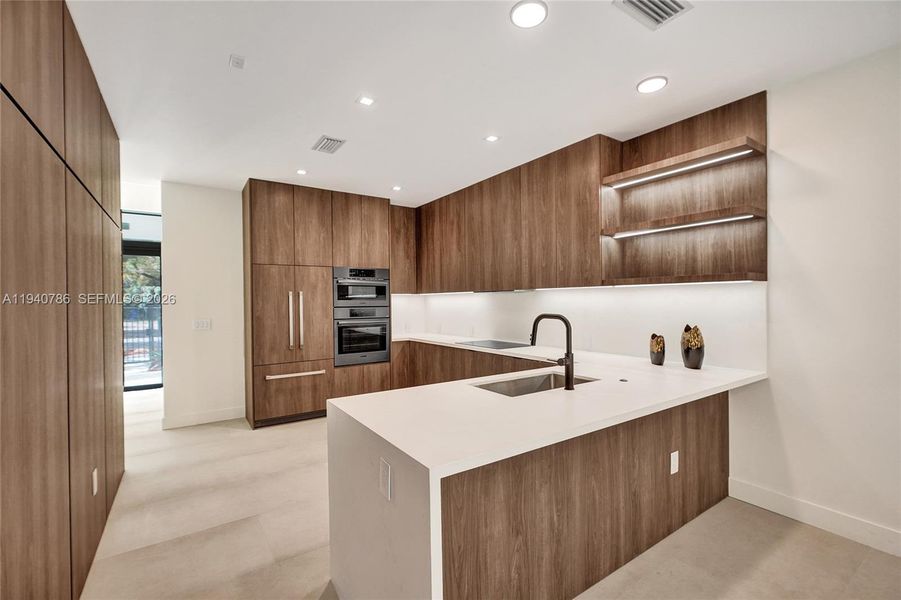 Furnished interior view inside a new home in , Miami (Image 19).