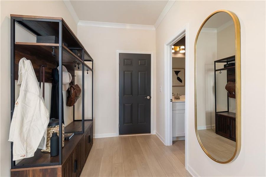 Furnished interior view inside a new home in Silverock, McDonough (Image 10).