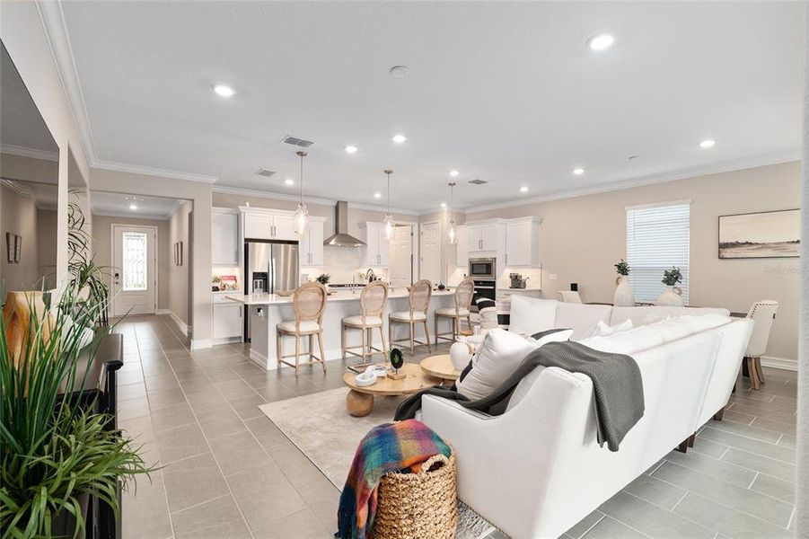 Furnished interior view inside a new home in , Ocala (Image 15). Furnished interior view inside a new home in , Ocala (Image 15).