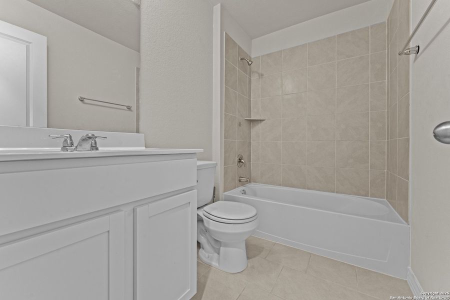 Furnished interior view inside a new home in , San Antonio (Image 16). Furnished interior view inside a new home in , San Antonio (Image 16).