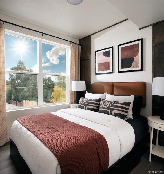 Furnished interior view inside a new home in , Denver (Image 6). Furnished interior view inside a new home in , Denver (Image 6).