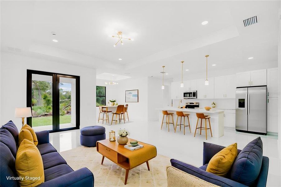 Furnished interior view inside a new home in , Port Charlotte (Image 5).