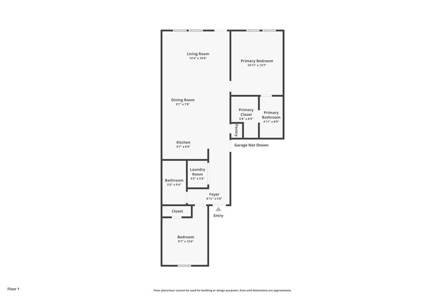 2D floor plan layout of this home in Wayside, Uhland, TX (Image 3).