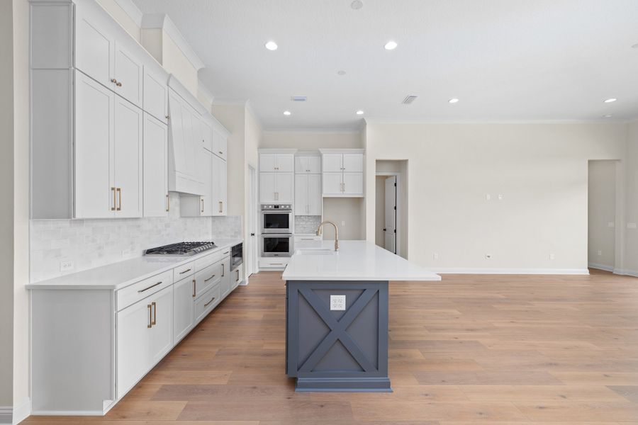 Representative furnished interior of a home built from the Aurora by Riverside Homes in Hidden Creek at SilverLeaf, St. Augustine (Image 7).