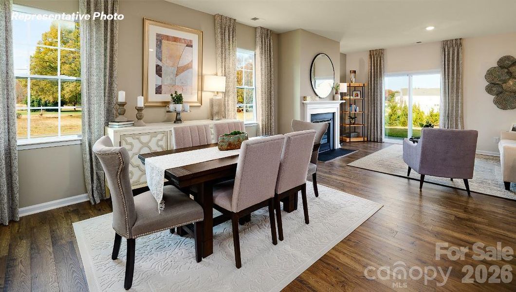 Furnished interior view inside a new home in Stanton, Richburg (Image 23).