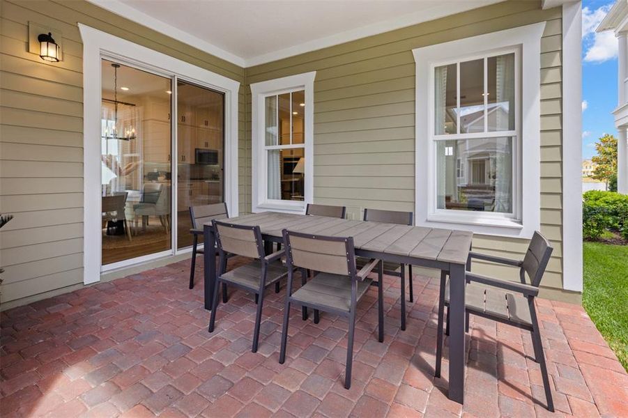 Exterior details and patio area of a home in Celebration, Celebration (Image 3).