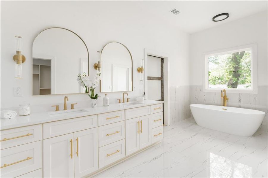 Furnished interior view inside a new home in , Atlanta (Image 10). Furnished interior view inside a new home in , Atlanta (Image 10).