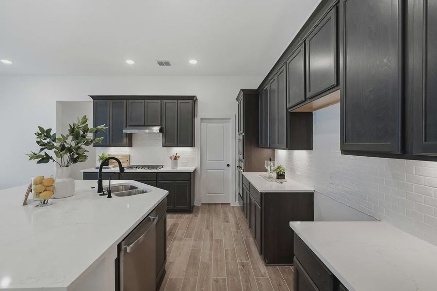 Furnished interior view inside a new home in The Crossvine, Schertz (Image 7).