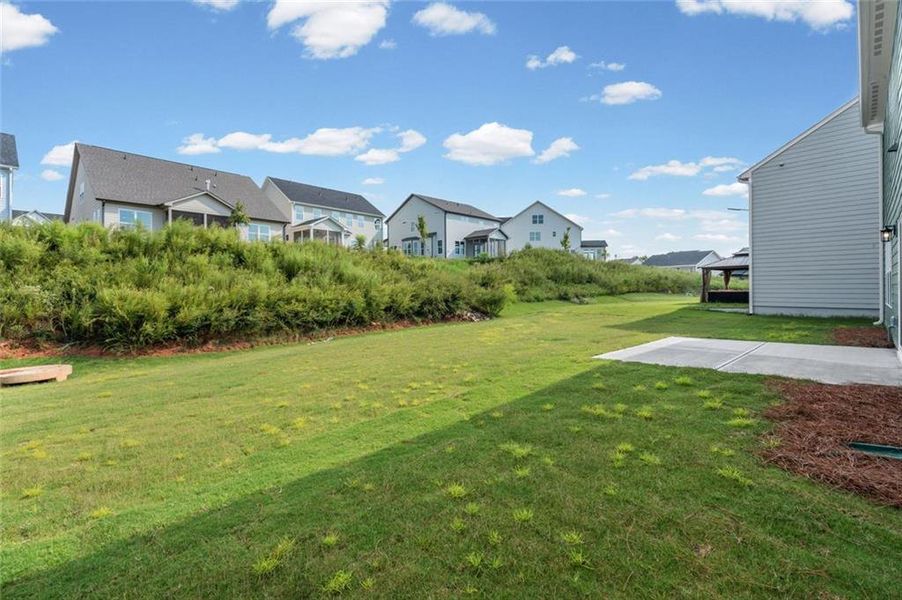 Exterior details and patio area of a home in Twin Lakes, Hoschton (Image 22).