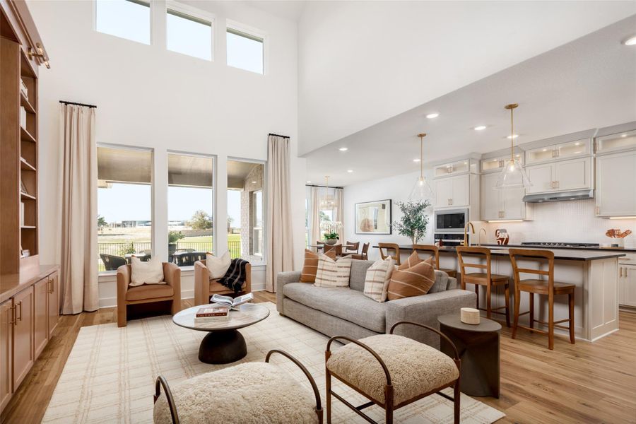 From Family Room to Open Concept Kitchen