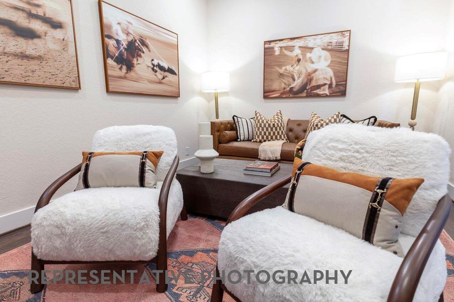 Furnished interior view inside a new home in Elyson, Katy (Image 35).