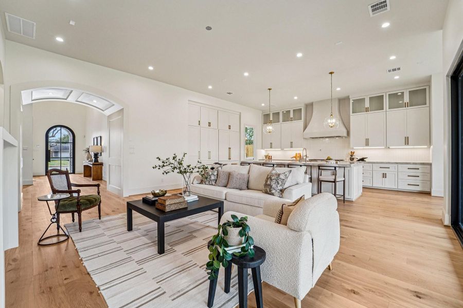 Furnished interior view inside a new home in , Houston (Image 15).