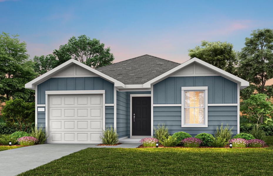 Representative exterior photo of a completed home built from the Durant by Centex in Ashford Crossing, Princeton, TX (Image 8).