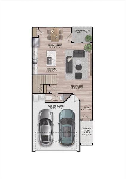 2D floor plan layout of this home in , Dacula, GA (Image 4). 2D floor plan layout of this home in , Dacula, GA (Image 4).