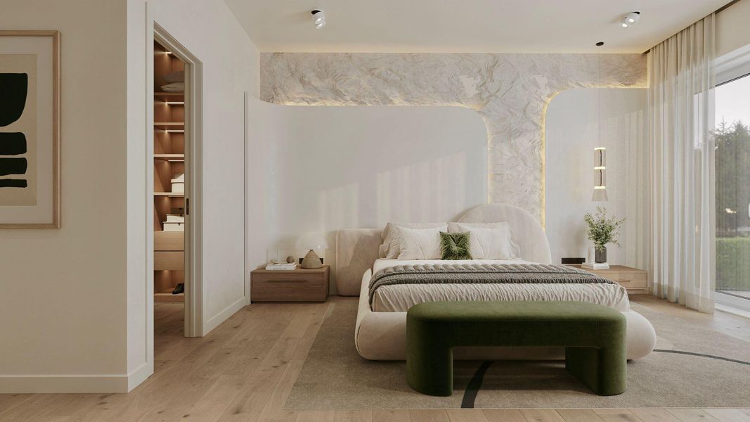 Furnished interior view inside a new home in , West Palm Beach (Image 4).