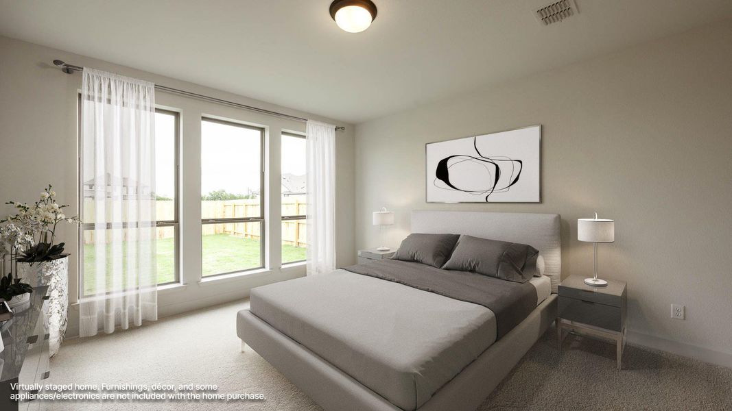 Furnished interior view inside a new home in Santa Rita Ranch - Tierra Rosa, Liberty Hill (Image 6).