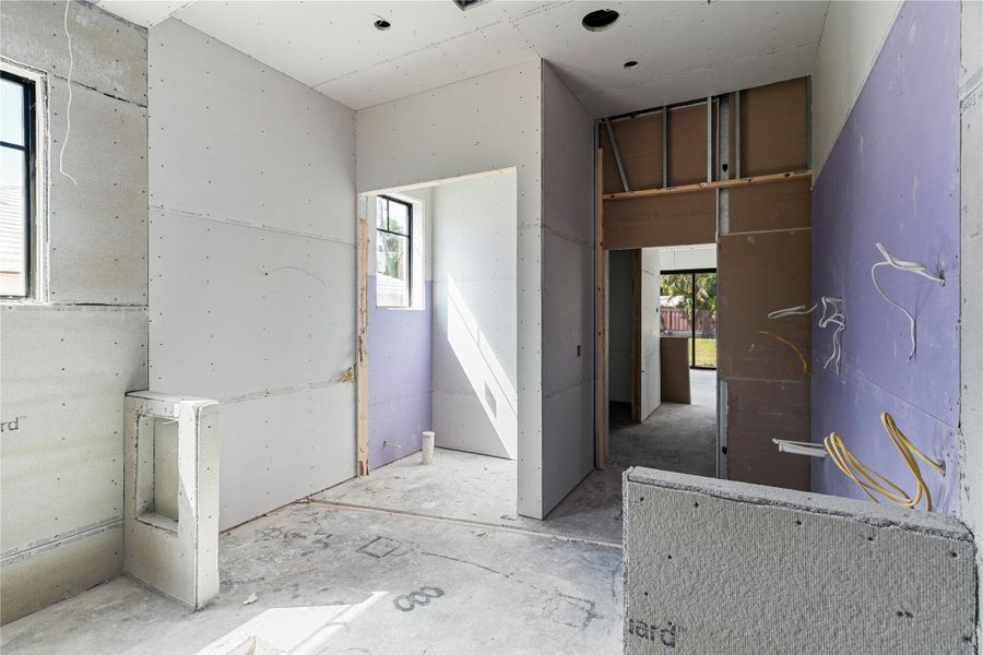 In-progress construction of a new home in , Delray Beach, FL (Image 18).