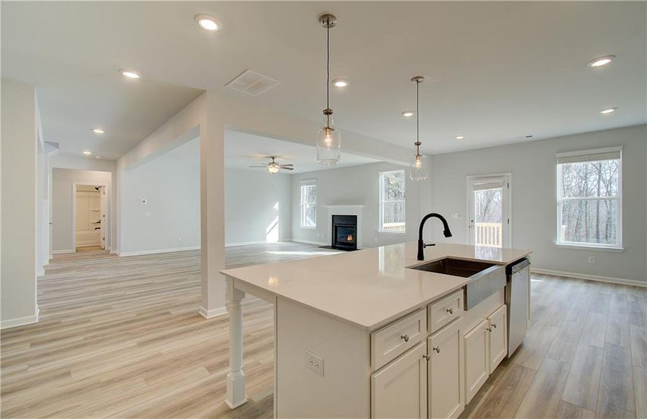 Furnished interior view inside a new home in Trinity Park, McDonough (Image 6).