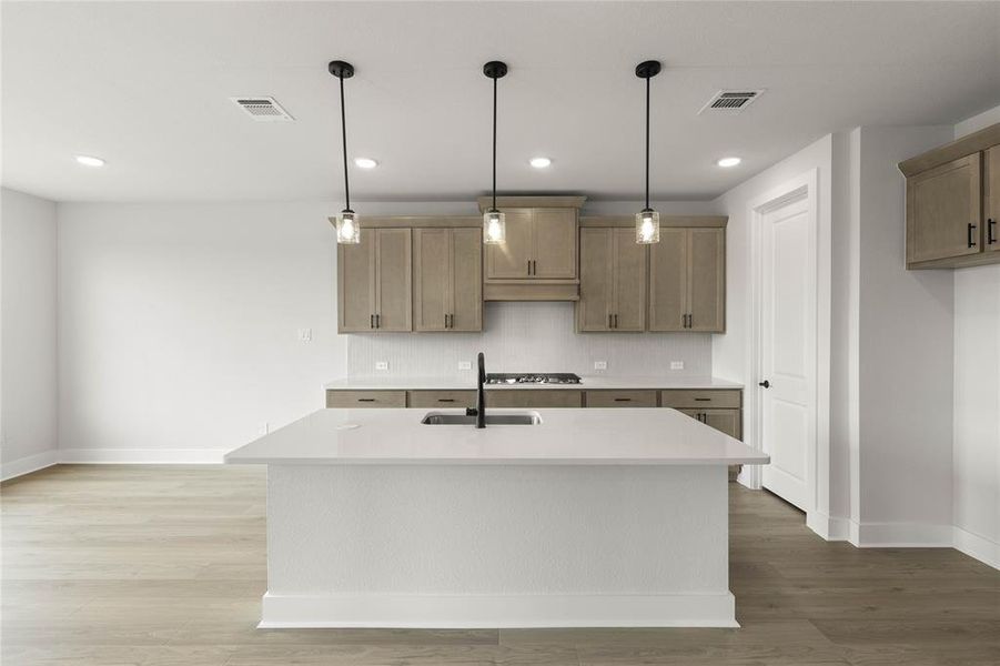 Furnished interior view inside a new home in Treeline, Justin (Image 7).