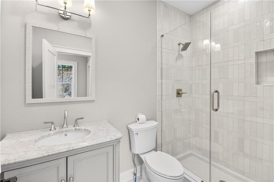 Furnished interior view inside a new home in , Atlanta (Image 39). Furnished interior view inside a new home in , Atlanta (Image 39).