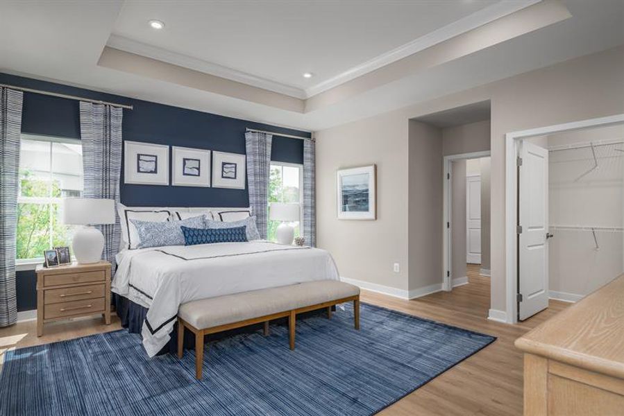 Representative furnished interior of a home built from the Cumberland by Ryan Homes in Arborvale, Fayetteville (Image 12).