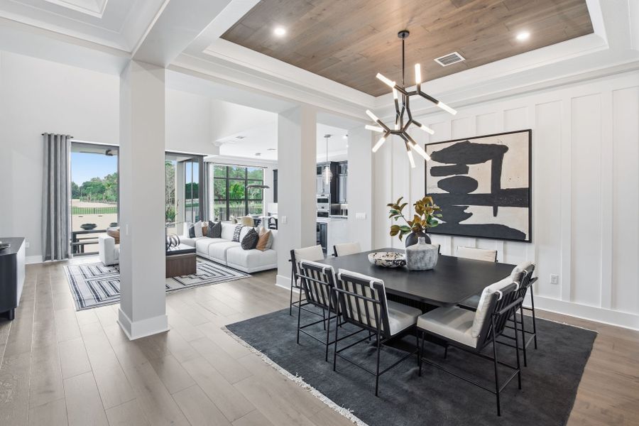 Representative furnished interior of a home built from the Livingston II by DiVosta in Amara, Lake Worth (Image 12). Representative furnished interior of a home built from the Livingston II by DiVosta in Amara, Lake Worth (Image 12).