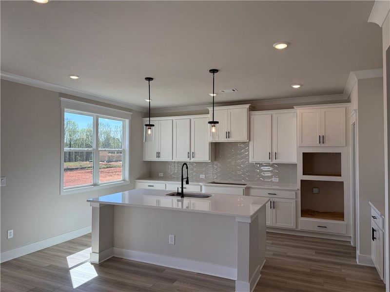 Furnished interior view inside a new home in Rosewood Lake Estates, Hoschton (Image 7). Furnished interior view inside a new home in Rosewood Lake Estates, Hoschton (Image 7).