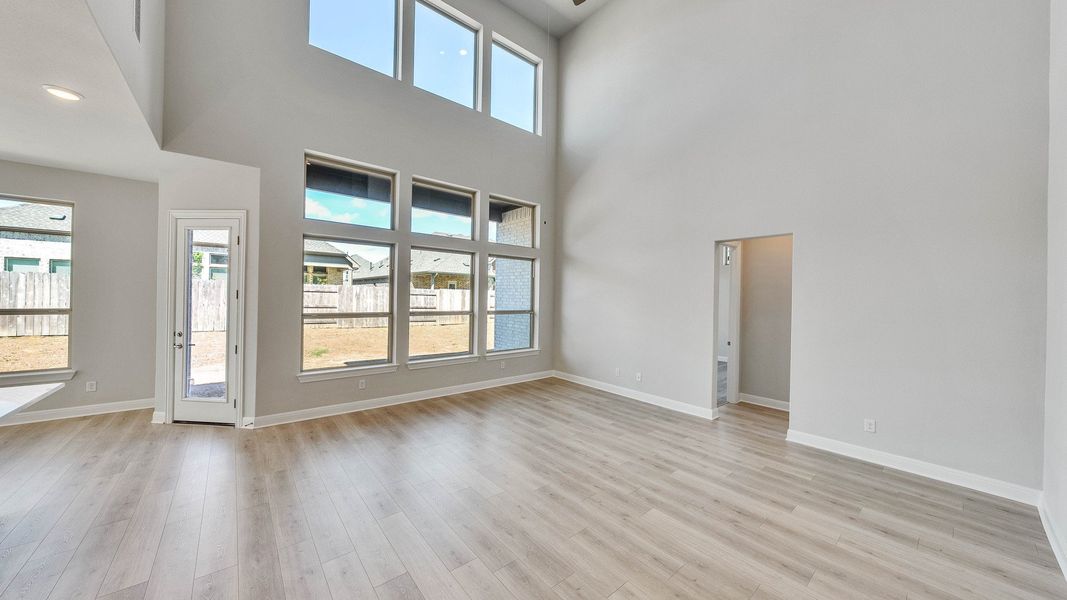 Furnished interior view inside a new home in Hawkes Landing, Leander (Image 5).