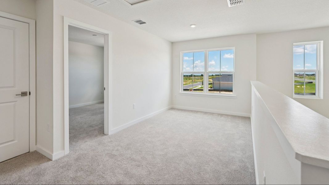 Upstairs of the Jupiter in Hamilton Bluff located in Haines City, FL.