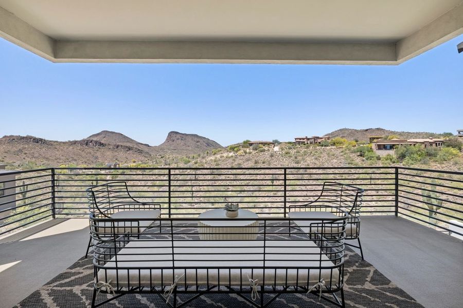Representative exterior details of a home built from the Ridgeline by KLMR Homes in Bellos at The Summit, Fountain Hills (Image 26).