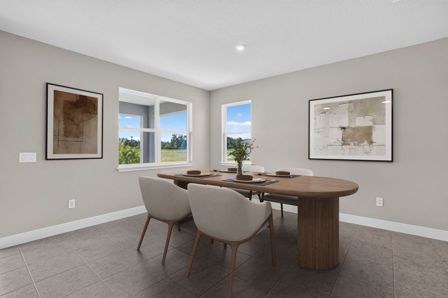 Furnished interior view inside a new home in Windwater, Parrish (Image 5).