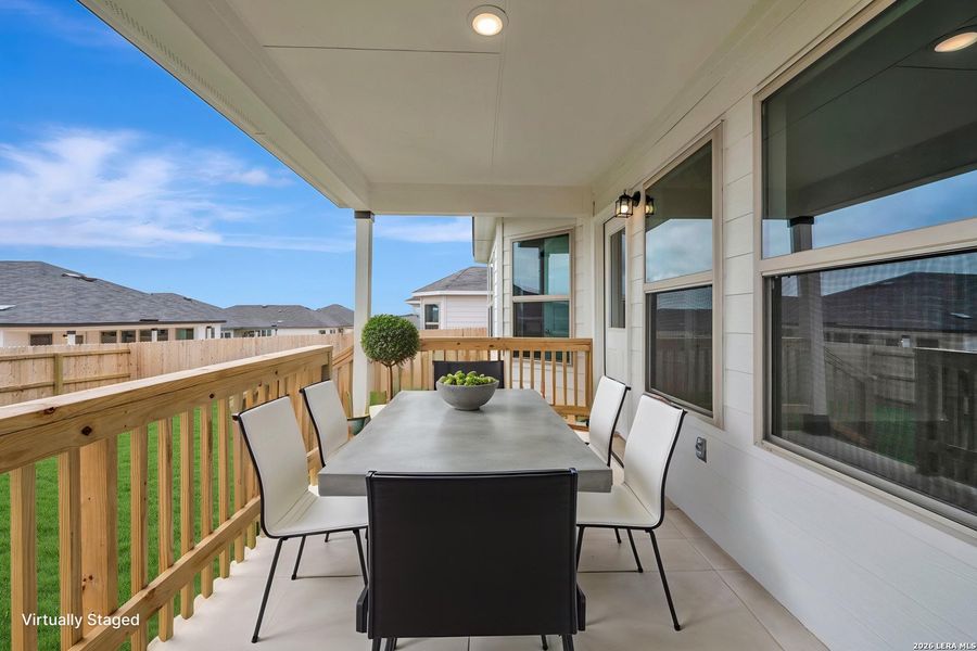 Exterior details and patio area of a home in Greenspoint Heights, Seguin (Image 25). Exterior details and patio area of a home in Greenspoint Heights, Seguin (Image 25).