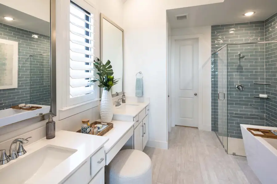 Representative Primary Bathroom - some options shown