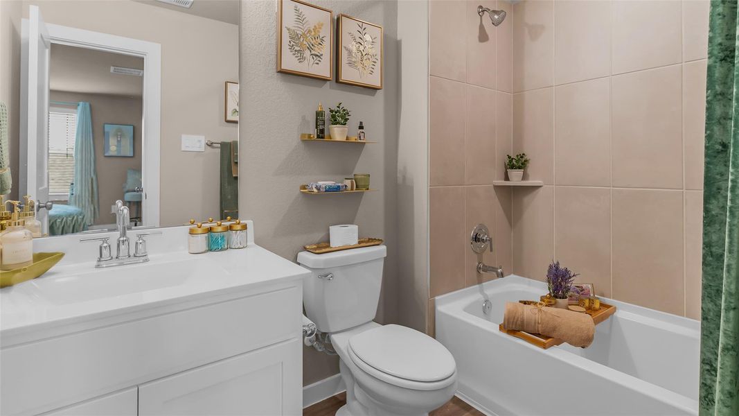 Furnished interior view inside a new home in , Willis (Image 5).