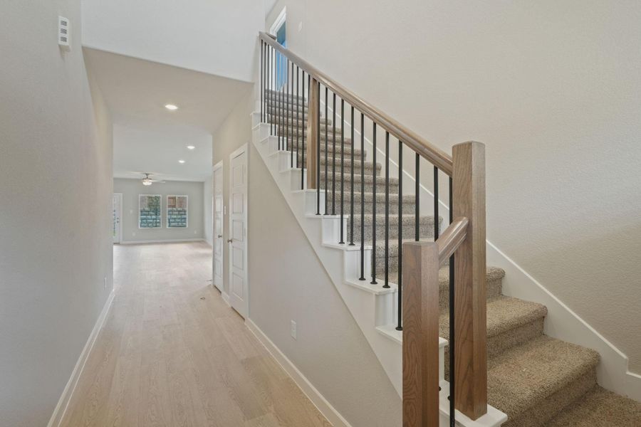 Photo is not of the actual home, but is an inspirational photo of builder’s model home and may depict options, furnishings, and/or decorator features that are not included